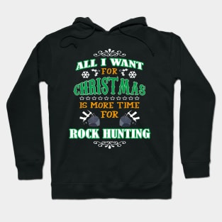 Geologist Rock Hunter Christmas Hoodie